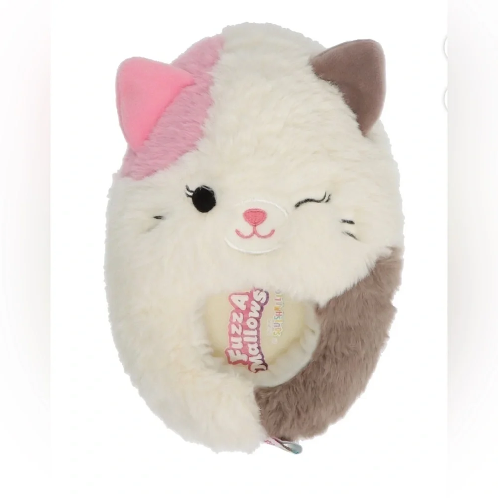 Squishmallows girls house slipper shoe size 4-5 Karina the cat $38